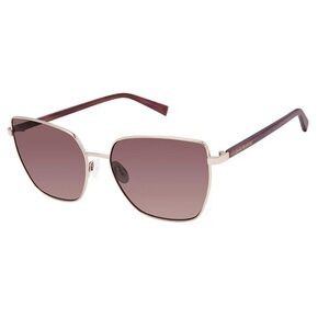 Isaac Mizrahi Brown and Gold Eyewear